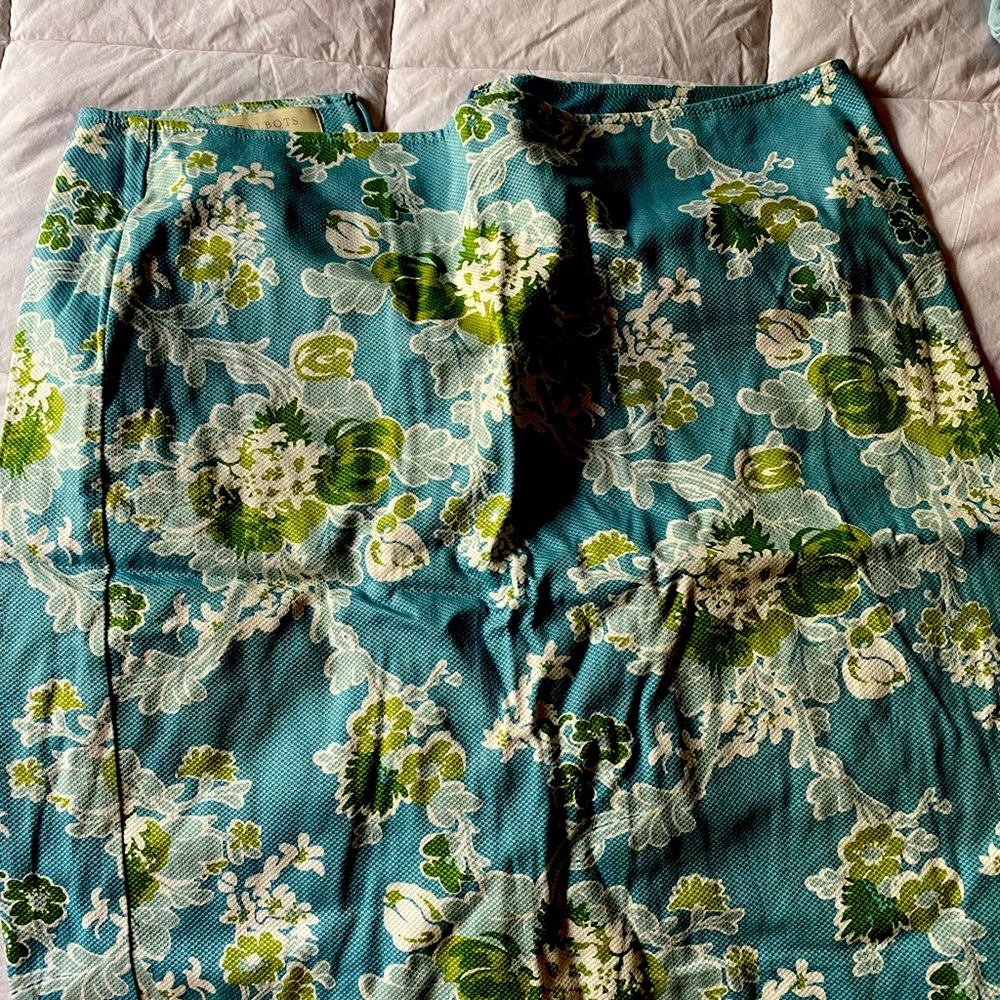Talbots skirt P 14 floral
